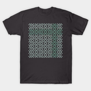 Steps into infinity, endless geometric pattern in Ethno Design T-Shirt